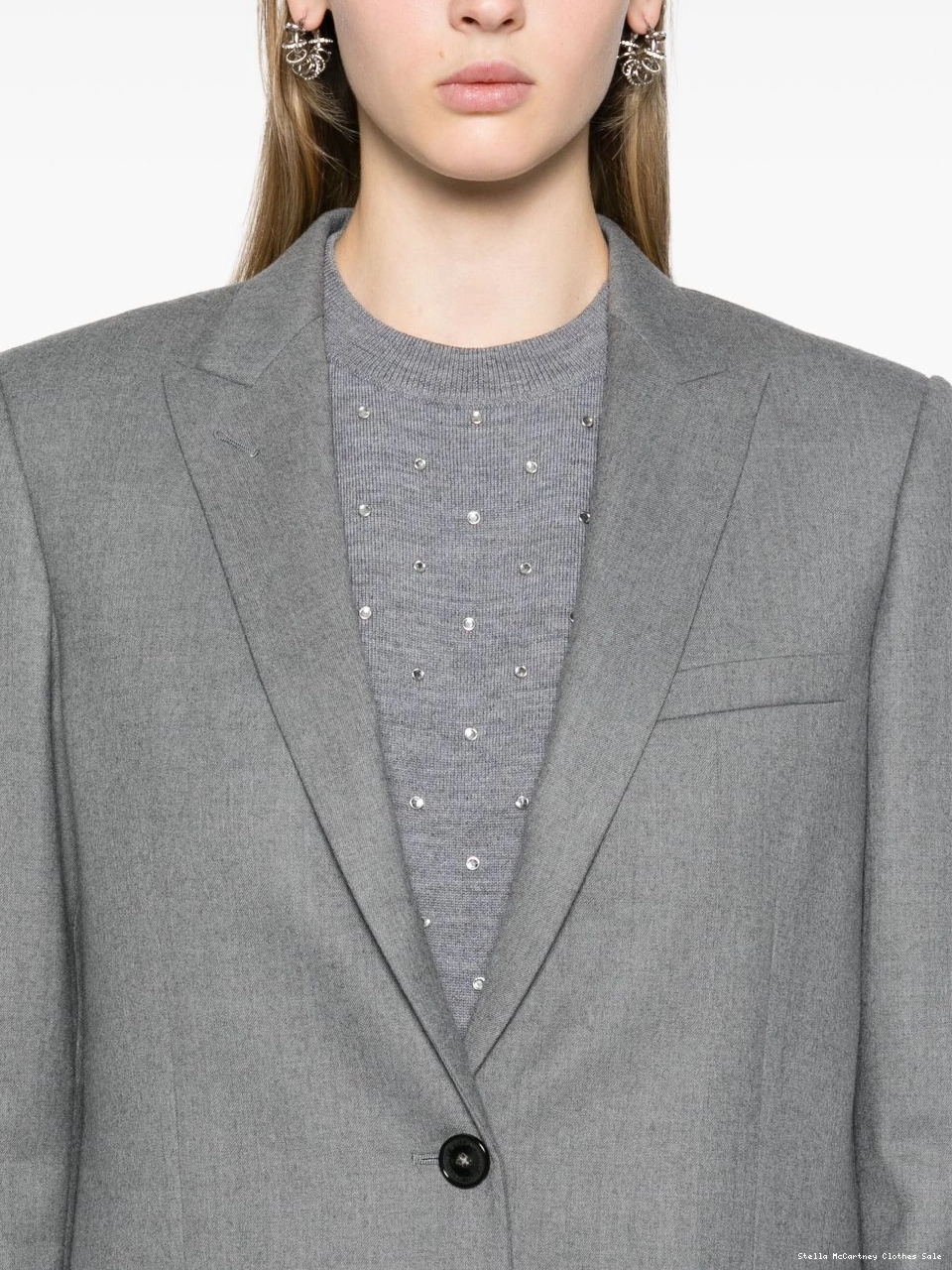 Affordable wool Women Stella blazer single-breasted McCartney 0731